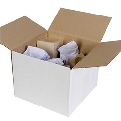 CUMBERLAND SHIPPING BOX 230mm x 230mm x 180mm White